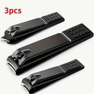 3PCS Stainless Steel Nail Clipper, Nail Cutting, Nail Trimmer, Toe Nail Clipper